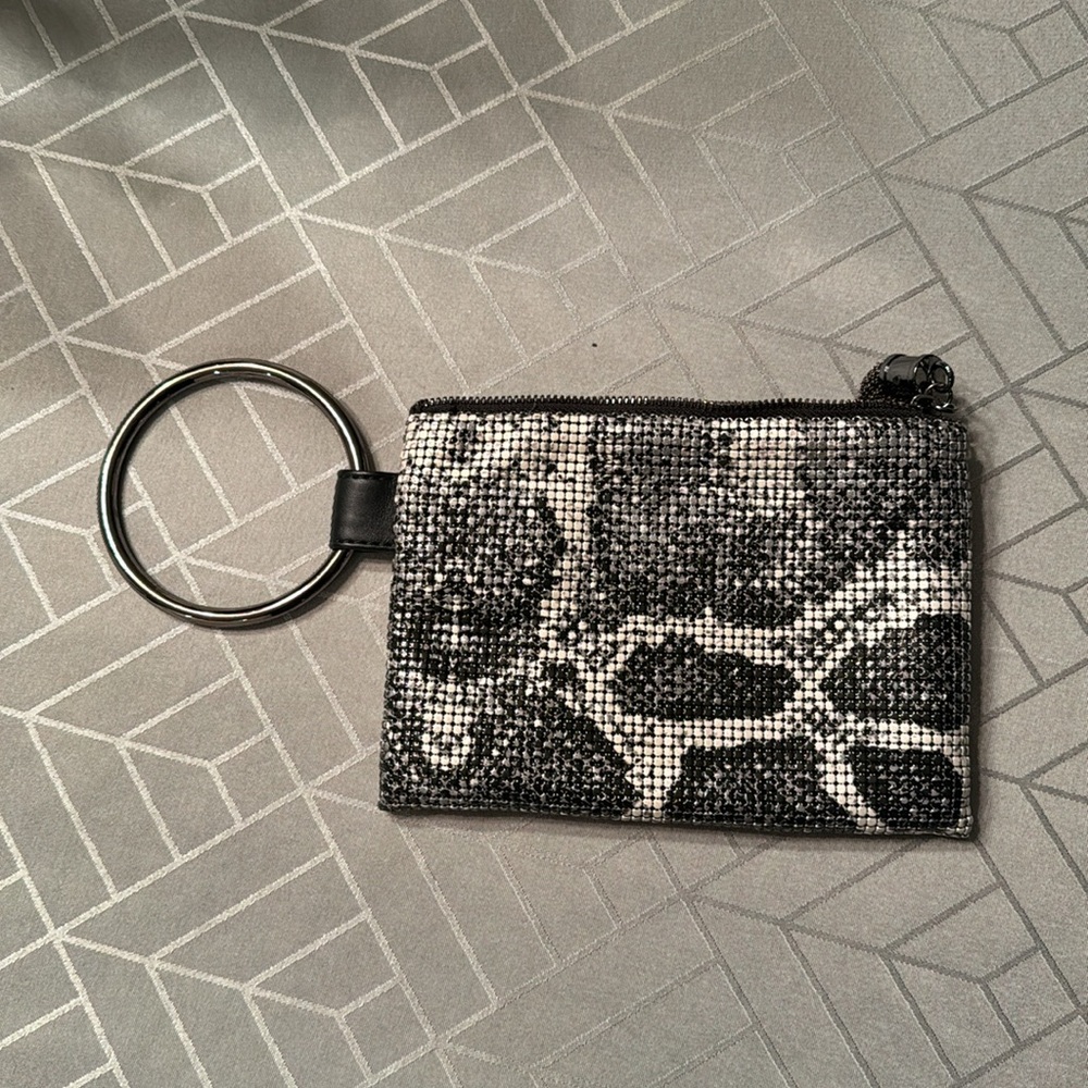 Nwot Whiting & Davis Python Tassel Wristlet - image 3